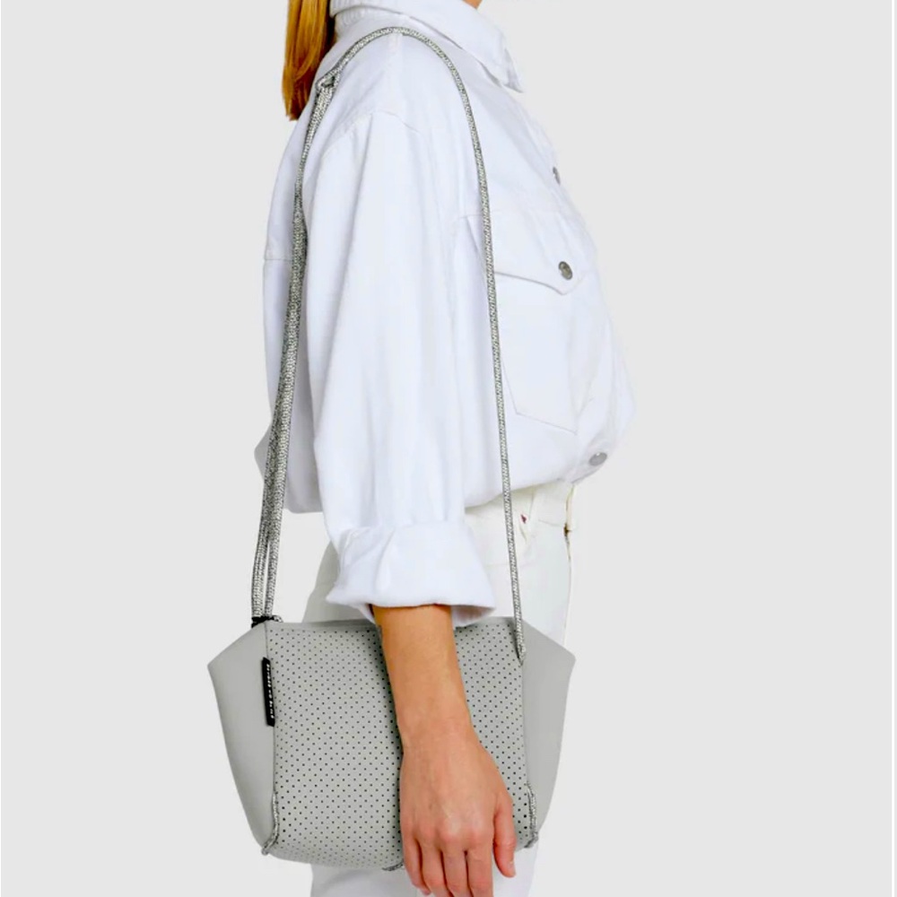 State of Escape Festival Crossbody Shoulder Bag in Cloud